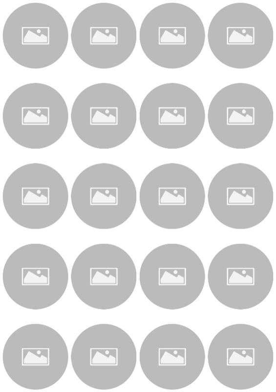 20 buc x 5 cm  ⌀